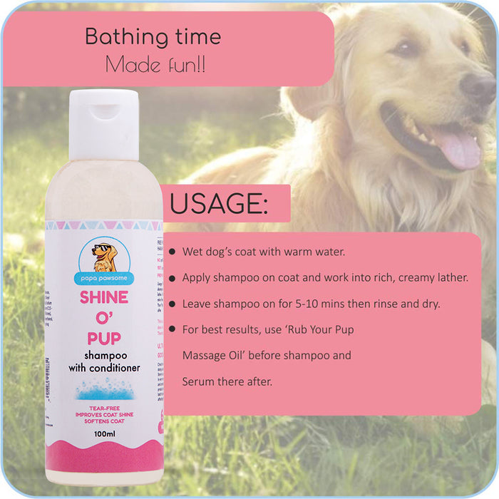 Tear-Free Shampoo with Conditioner for Dog