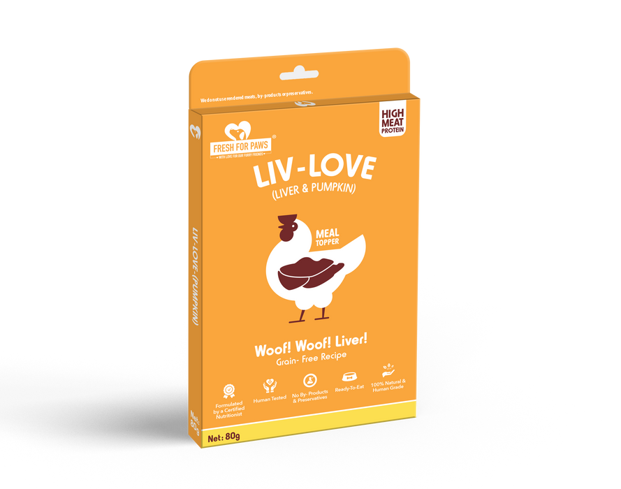 Liver meal topper for Pets