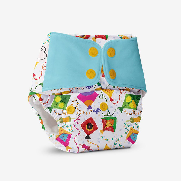 Coloured Skies Cloth Diapers - Freesize UNO | 3m - 3y