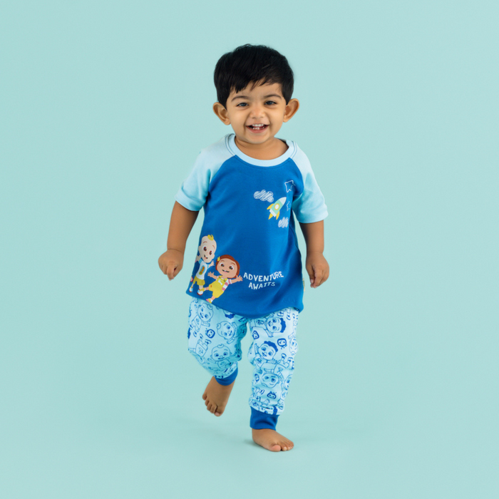 Cocomelon Tshirt and Joggers Set for Boys