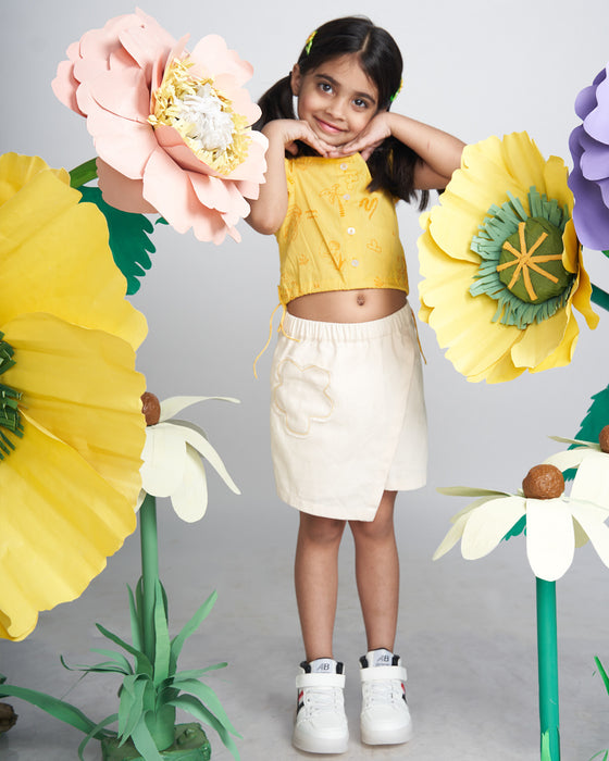 Organic cotton co-ord set for girls