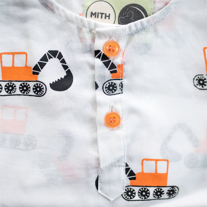 100% Handcrafted Cotton Nightsuits for Kids