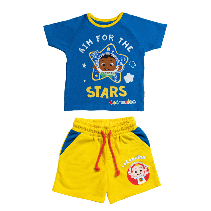Cocomelon Tshirt and Shorts for Boys