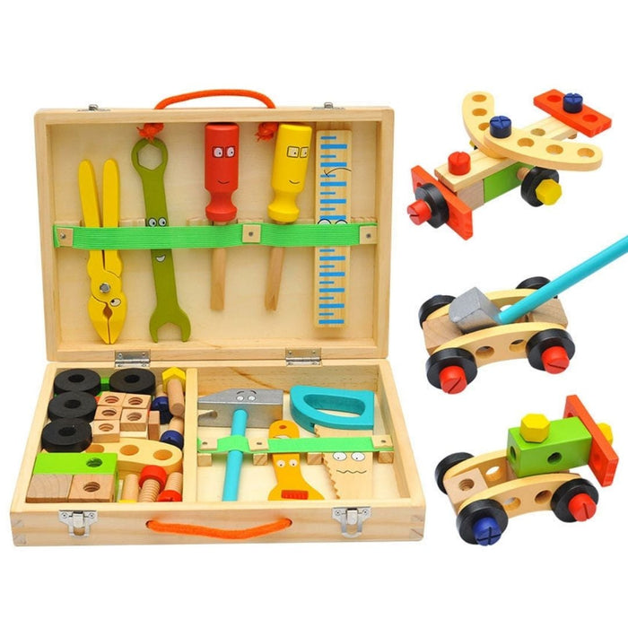 Wooden Tool box for Kids