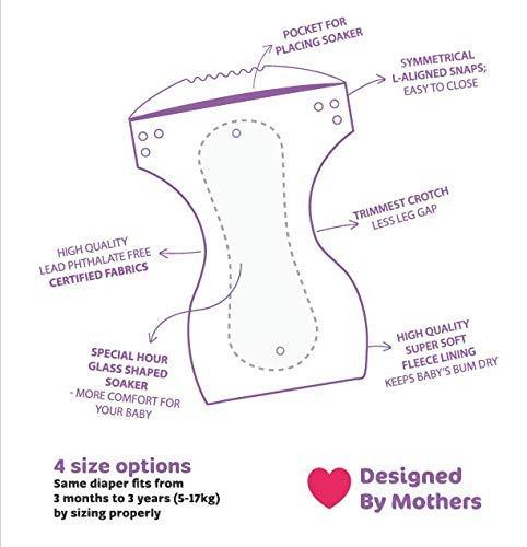 Cloth Diapers for Babies - Geometric Shapes