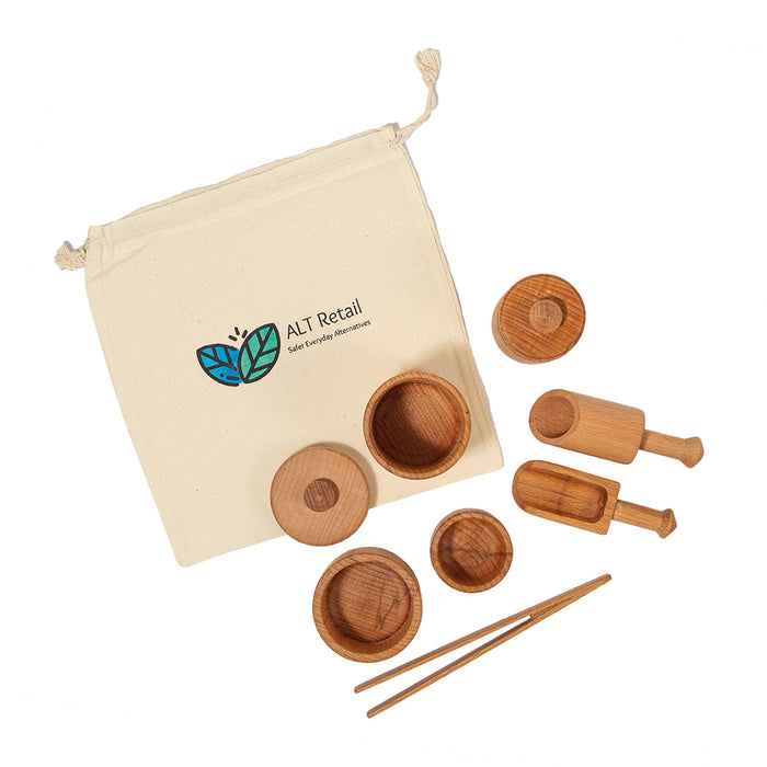 Wooden Sensory Play Set for Kids