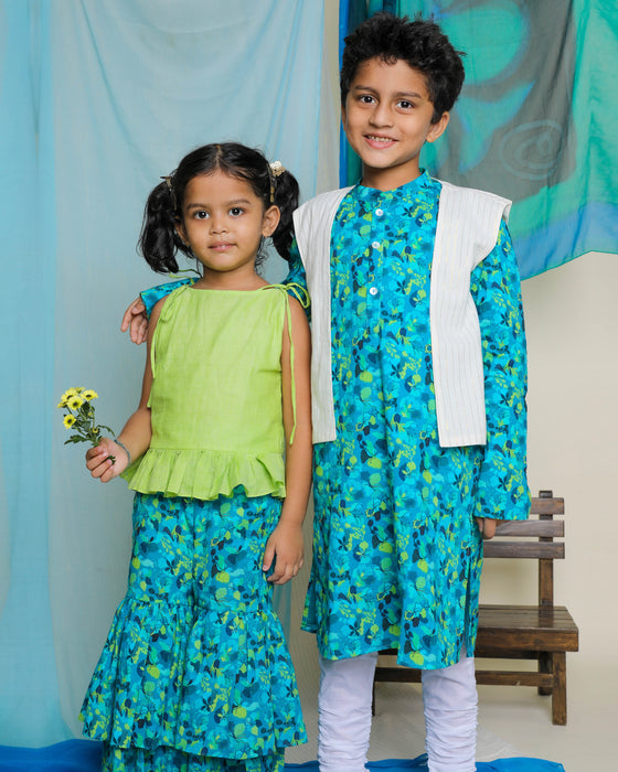 Nilmohae Sharara Set for Kids
