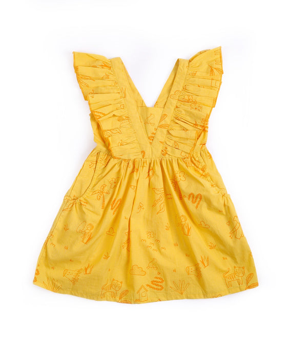 Yellow Summer Dress for Girls