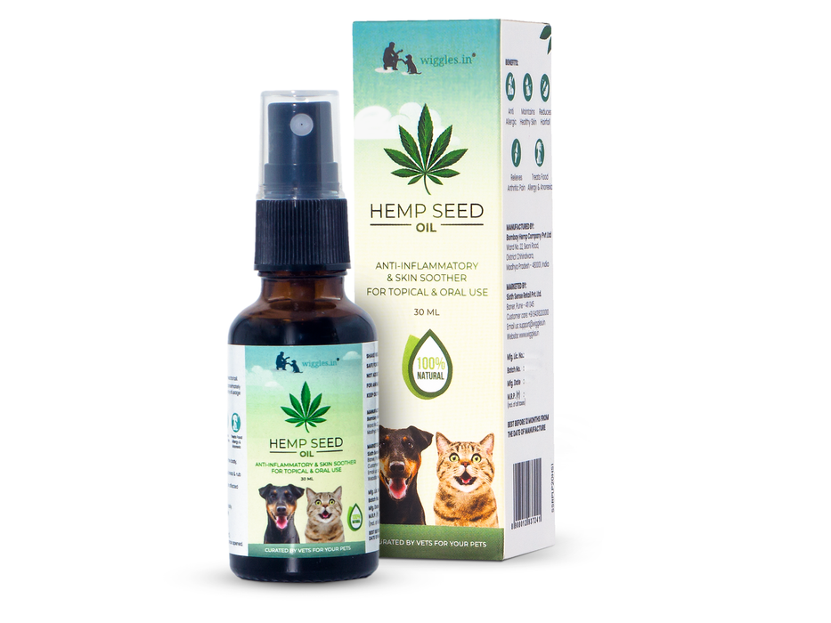 Hemp Seed Oil for Cats & Dogs - 30ml