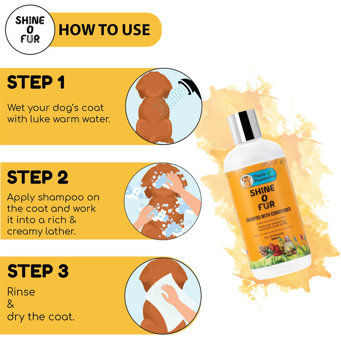 Shine O' Fur Shampoo with Conditioner for Dog