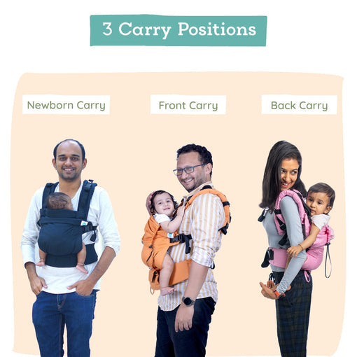 Orchid Baby Carrier - New Born to 4 Years