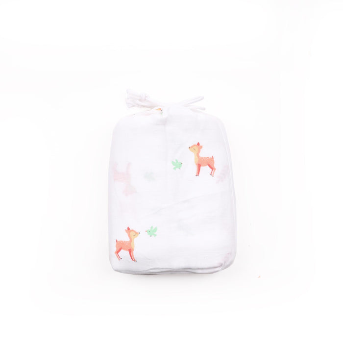 Pink Deer Organic Swaddle - 2 pack