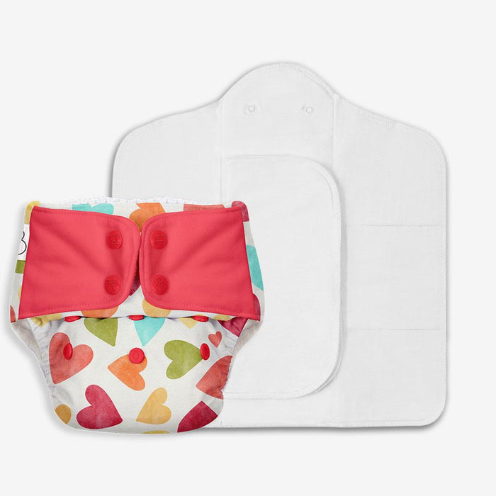 Baby Hearts Cloth Diapers - Freesize UNO | 3m - 3y