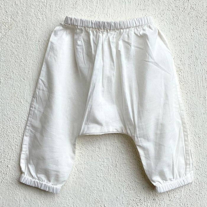 Organic Cotton Kurta and White Pant Set