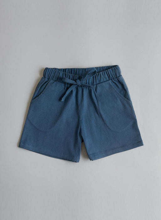 Blue Cotton Shorts for Boys