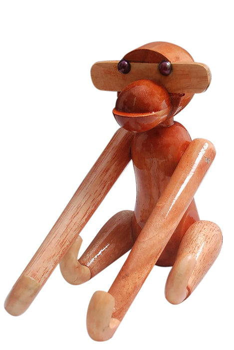Wooden monkey toy for kids