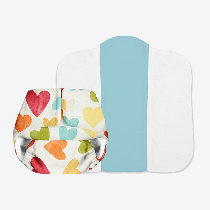 Baby Hearts Cloth Diapers - NewBorn UNO | 0 - 6m