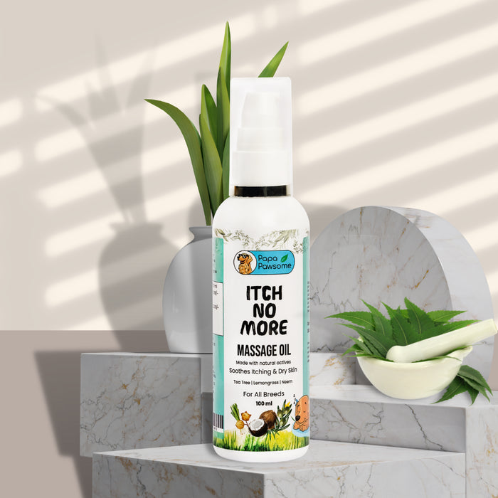 Itch no more massage oil for dogs