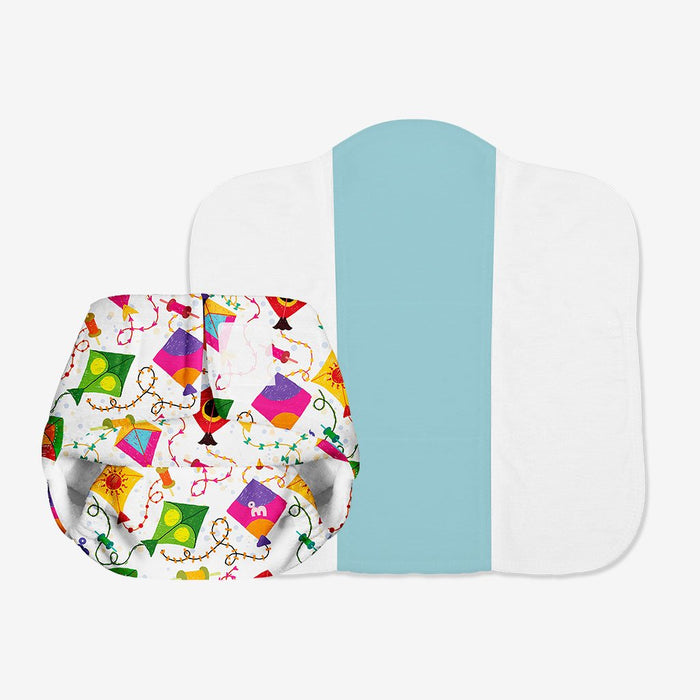 Coloured Skies Cloth Diapers - NewBorn UNO | 0 - 6m