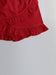 Red cotton skorts for girls