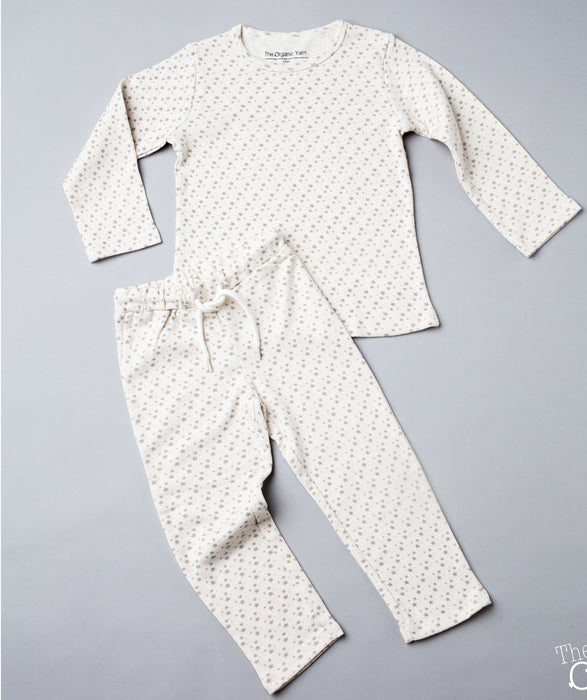 Star Print, Organic Cotton Tshirt and Pants set for kids